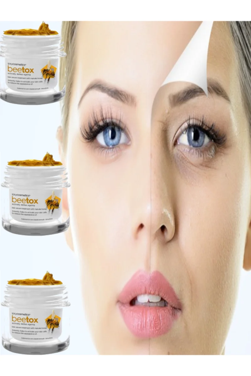 Bee Tox Arı Zehri Kırışıklık Karşıtı Gergin Yüz Bakım Kremi 100 ml 2 Adet