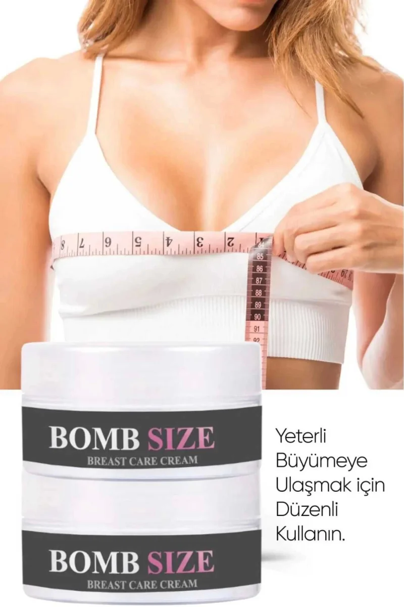 Bombsize Kadınlara Özel Göğüs Geliştirici Dolgunlaştırıcı Sıkılaştırıcı Bakım Kremi 50 ML