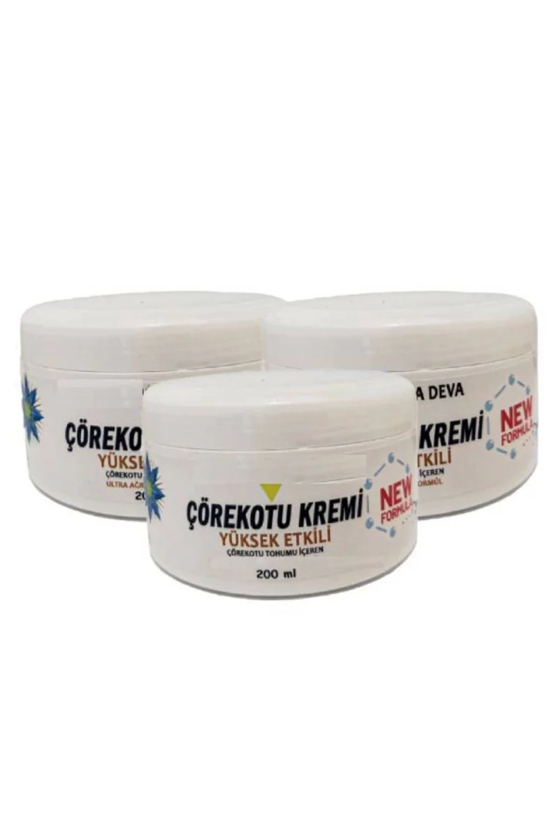 Çörek Otu Kremi White Box 200 ml  Rahatlatıcı Bakım Masaj Kremi x 3 ad