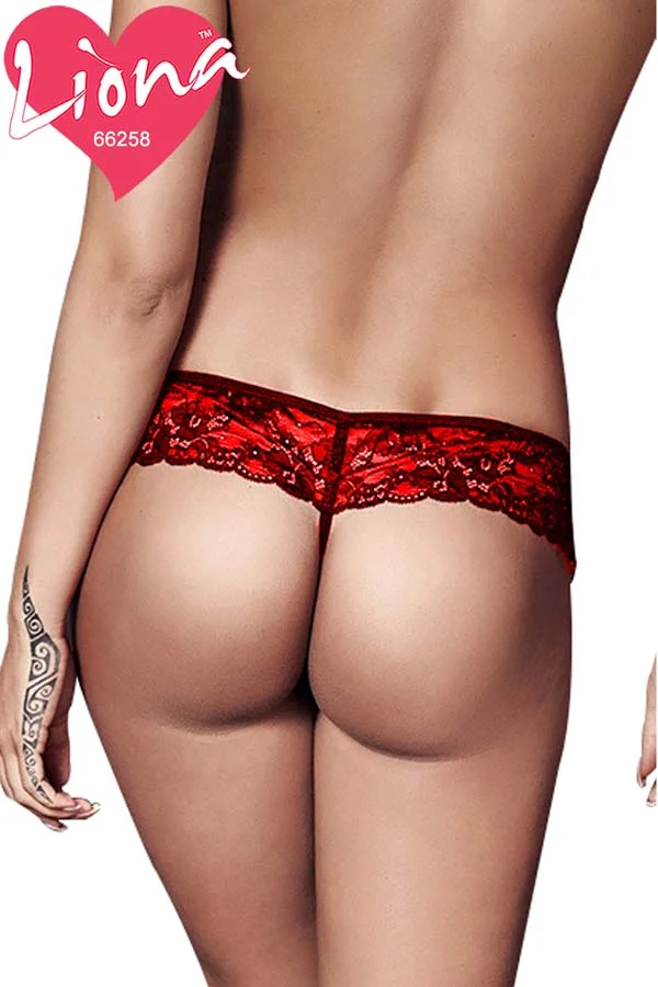 Dantelli Büyük Beden Seksi Külot