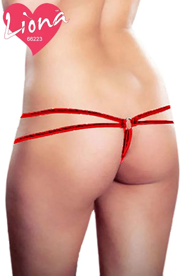 İpli Büyük Beden Tanga