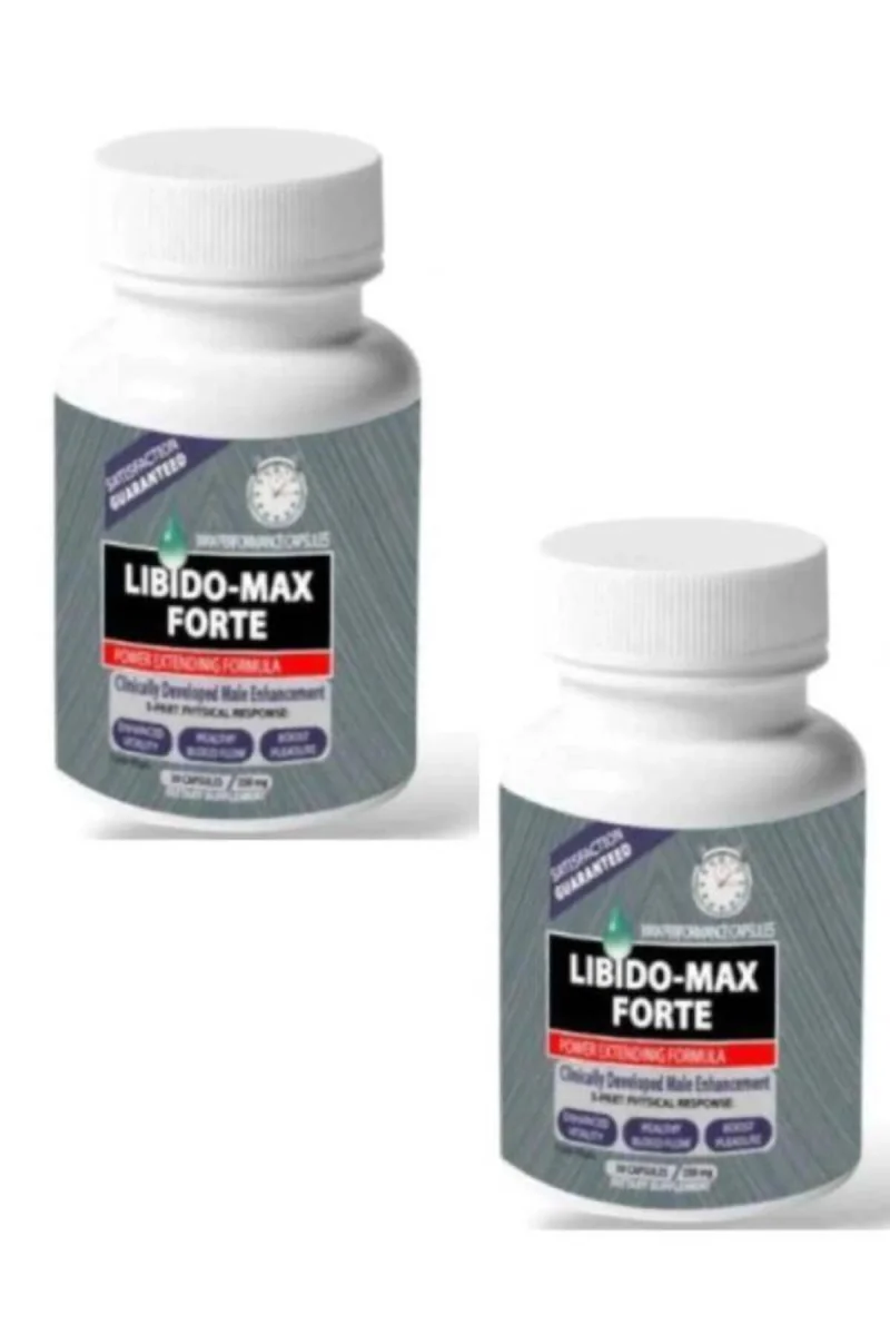 Libido Max Forte Erkeklere Özel Bölge Destekleyici 30'lu x 2 adet+ Lustra Masaj Yağı
