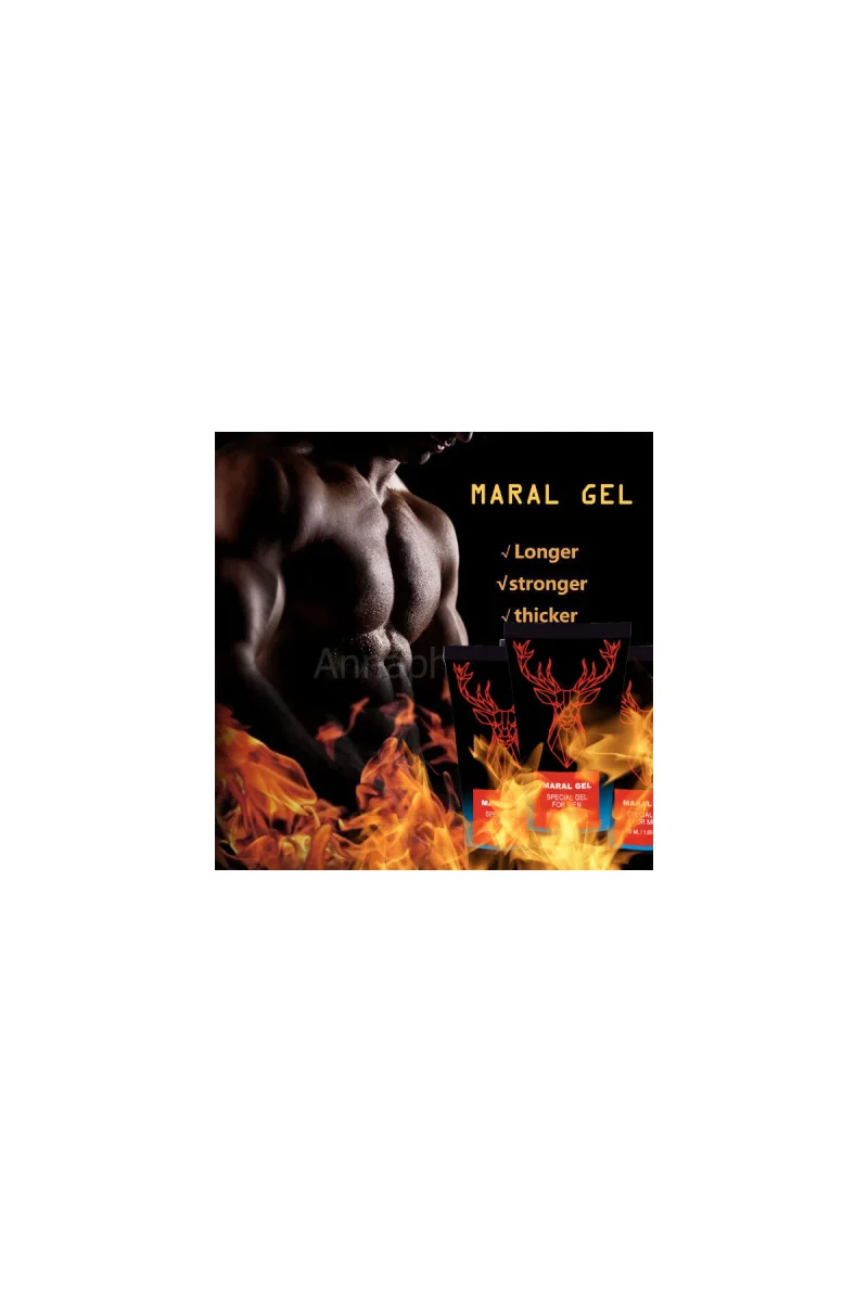 Maral Erkeklere Güç ve Geciktiricili Etkili Bakım ve Masaj Jeli 50 ml x 2 adet + Lubricant ile