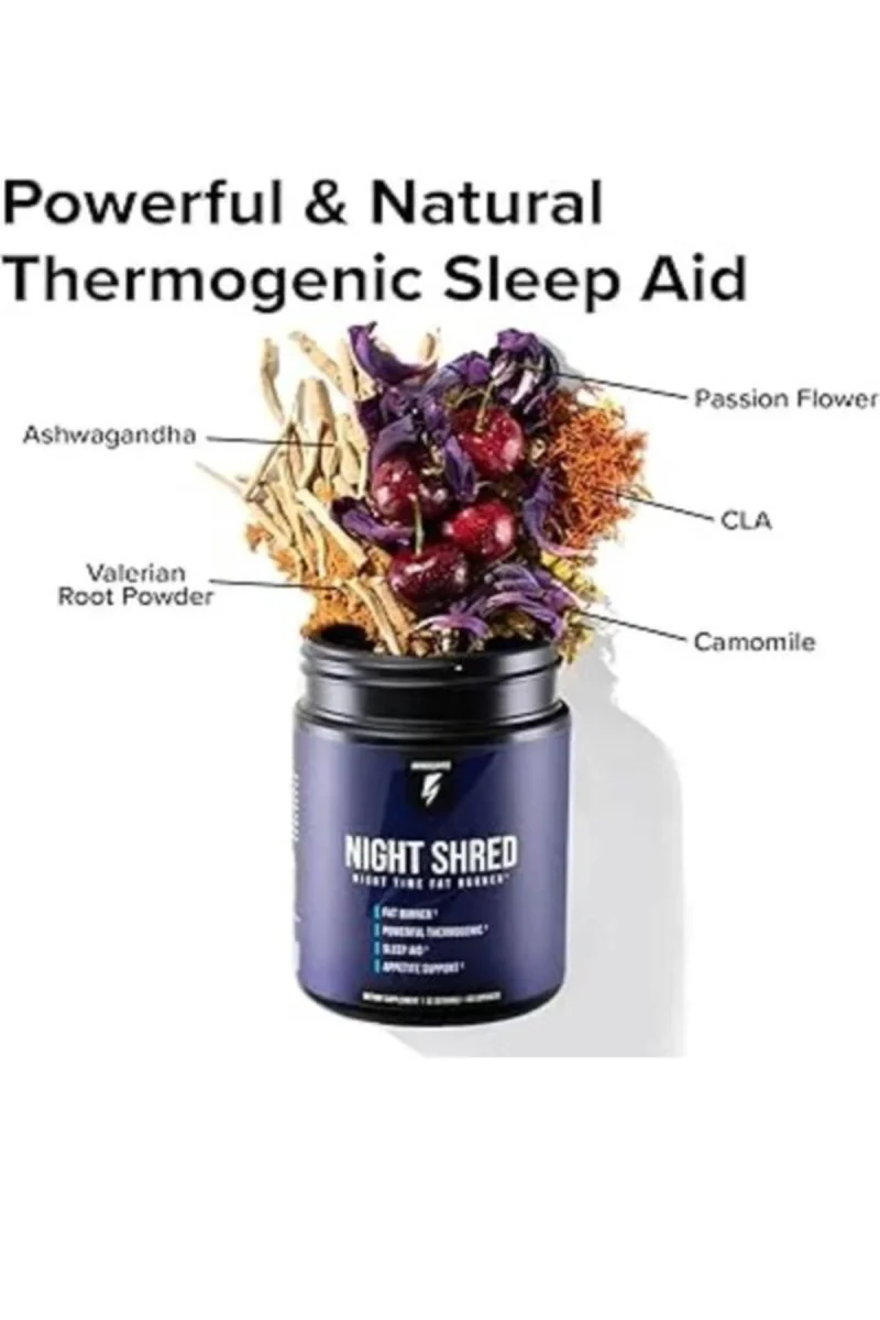 Night Shread Time Fat Burner Destekleyici Ürün 60'lı x 2 adet
