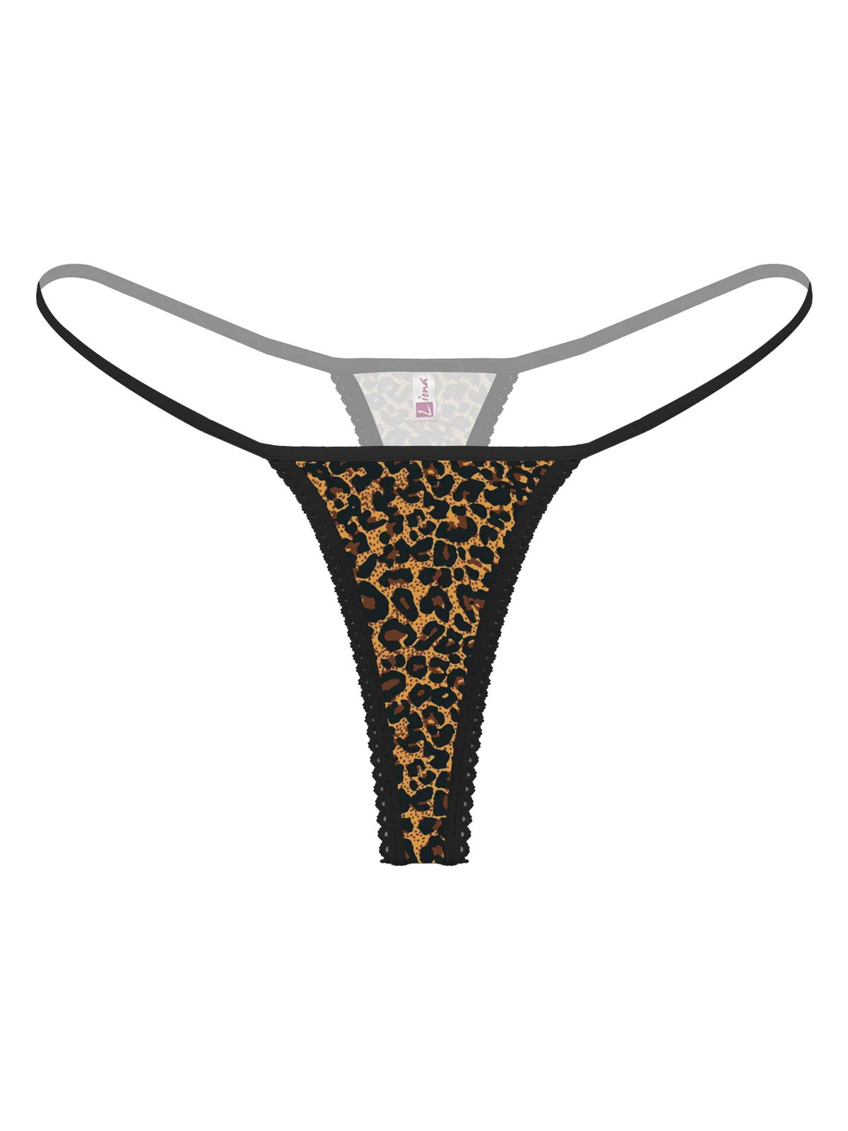 Leopar Desenli Büyük Beden Fantezi String