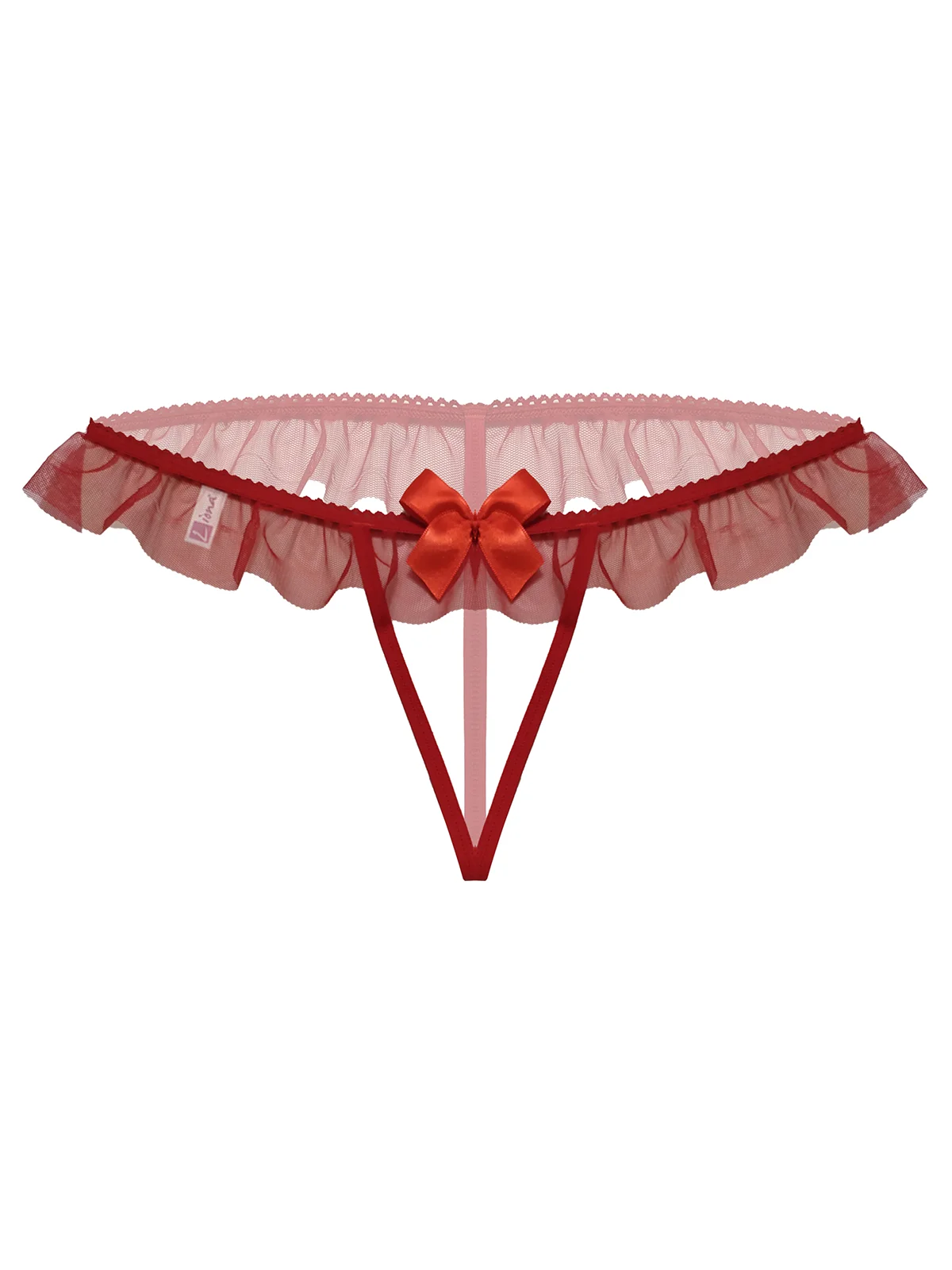 Dantelli Taşlı Büyük Beden Fantezi Bato Külot