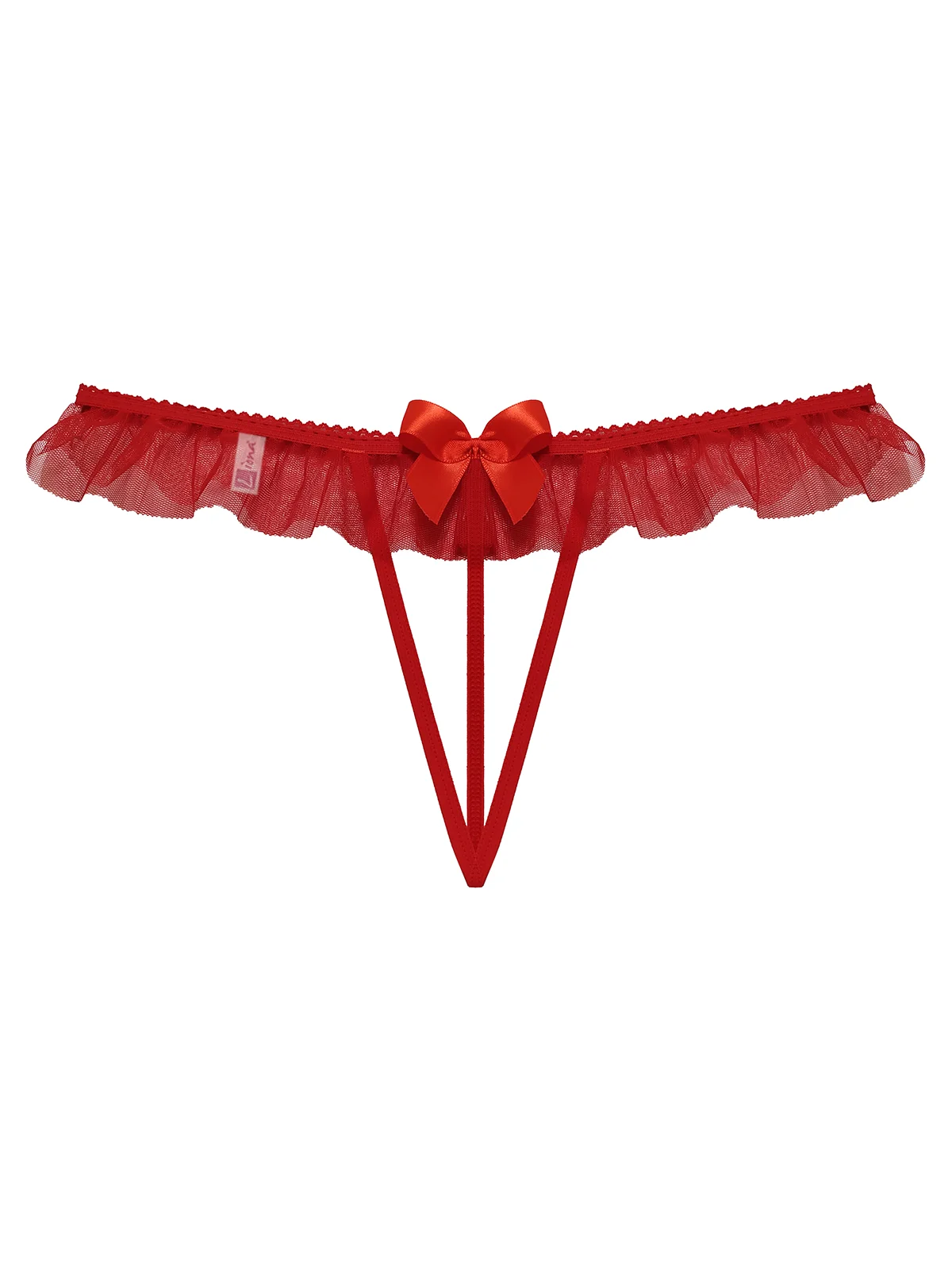 Dantelli Taşlı Büyük Beden Fantezi Bato Külot