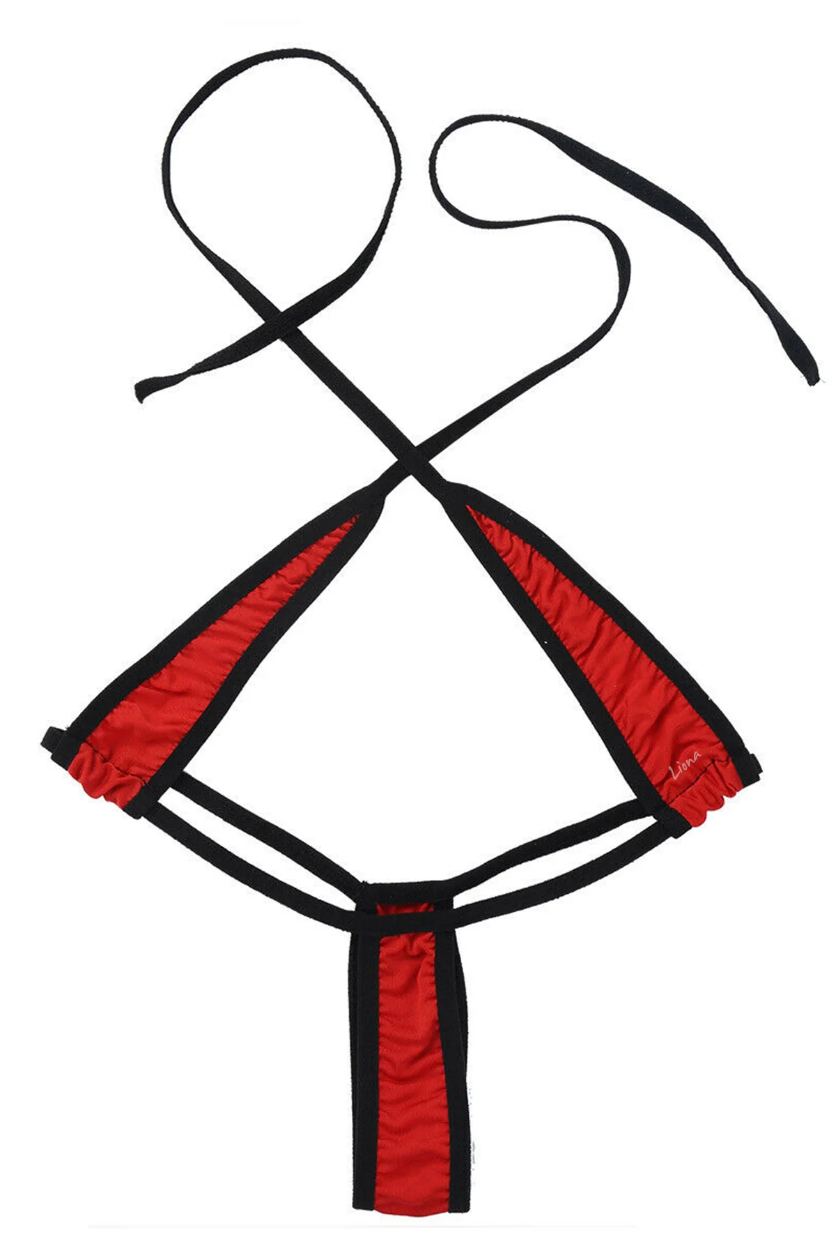 Büyük Beden Fantezi İç Giyim Kırmızı Seksi Fantazi Gecelik