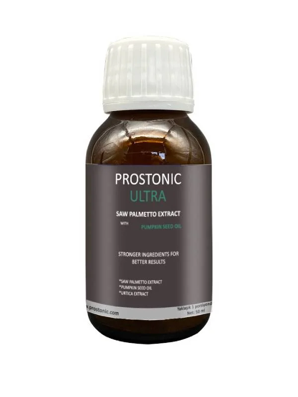 Prostonic Saw Palmetto Ultra Erkeklere Doğadan Gelen Rahatlık ve Canlılık Formülü 50 ml x 3 adet