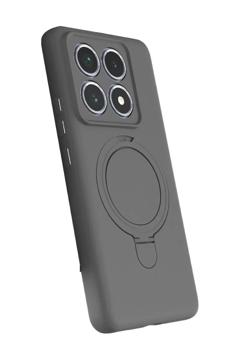 Newface Xiaomi Mi 14T Pro Regal Magsafe Standlı Kapak - Titan Gri