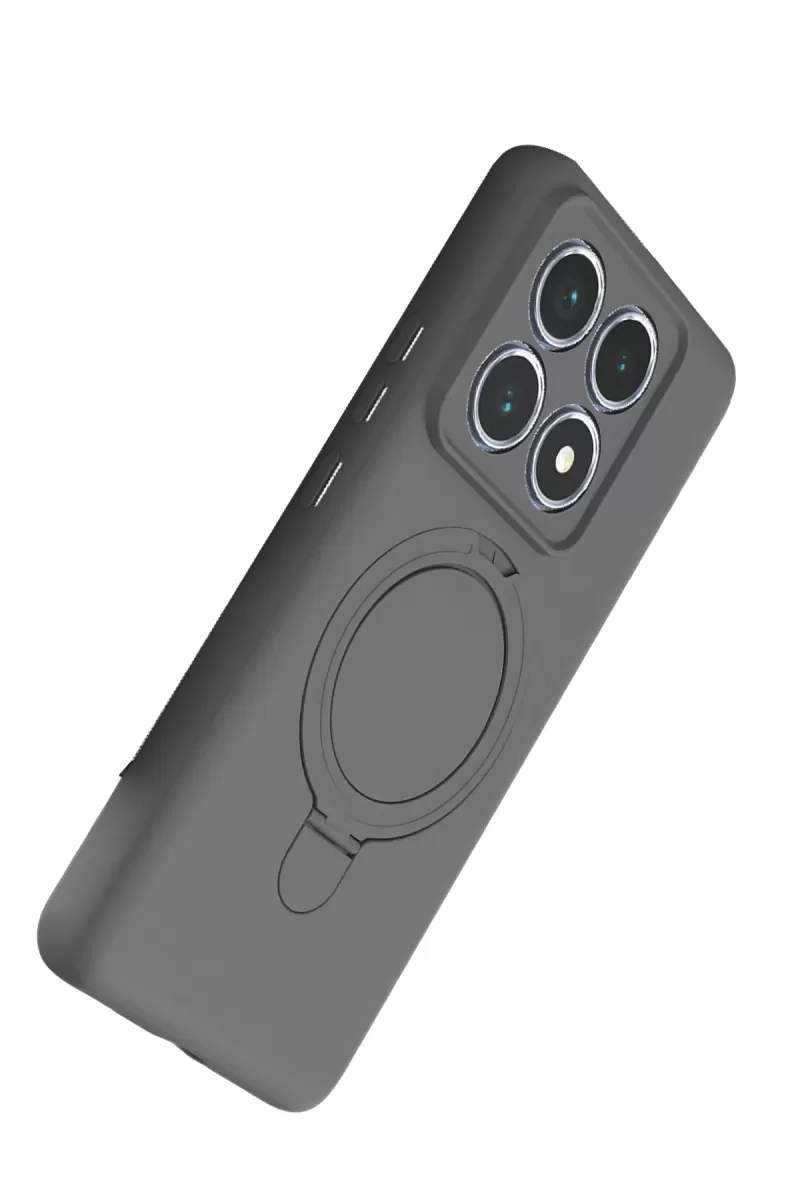 Newface Xiaomi Mi 14T Pro Regal Magsafe Standlı Kapak - Titan Gri