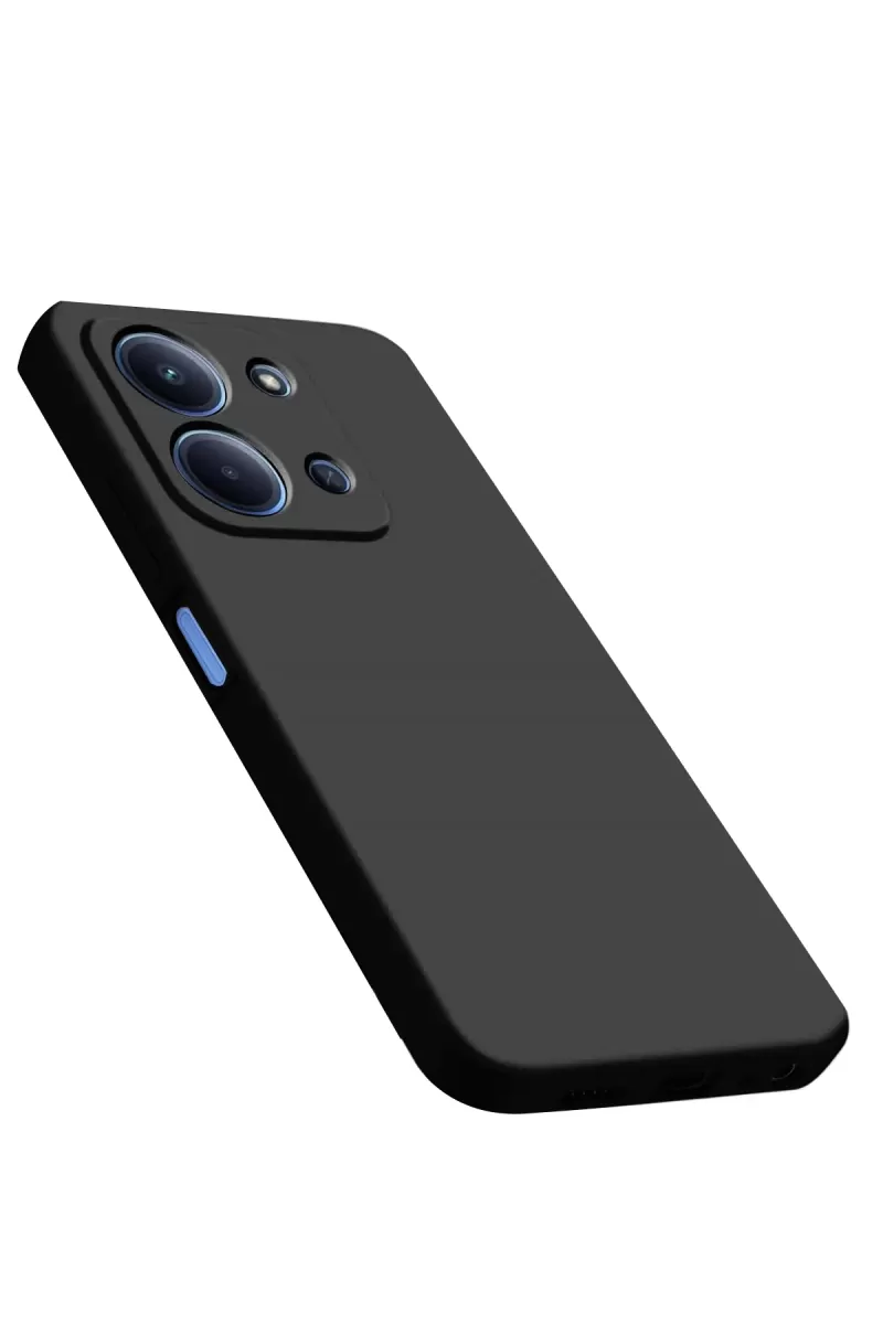 Newface Xiaomi Redmi 15C 4G Nano içi Kadife Silikon - Siyah