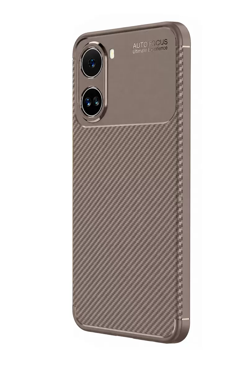 Newface Xiaomi Poco X7 Pro Kılıf Auto Focus Karbon Kapak - Gri