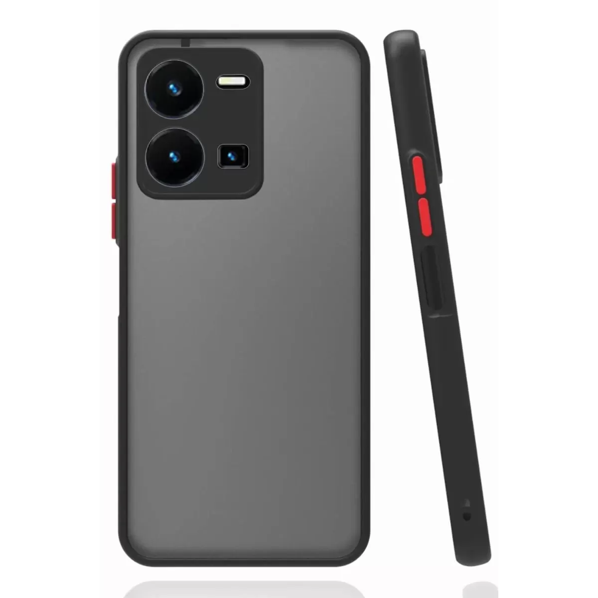 Newface Vivo Y22S Kılıf Montreal Silikon Kapak - Siyah