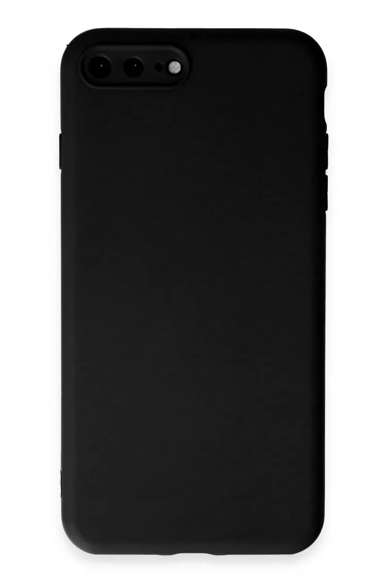 Newface Apple iPhone 7 Plus Kılıf First Silikon - Siyah