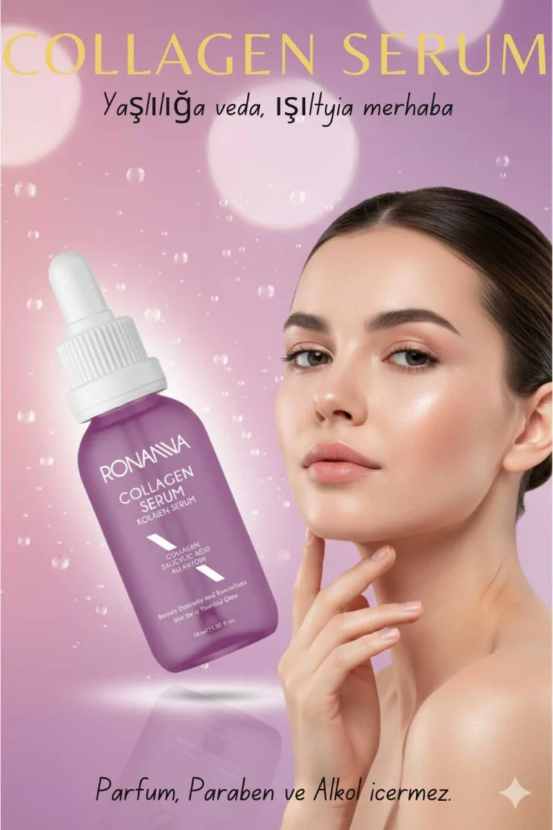 Ronanna Kolajen Serum - Botox Etkili, Allantoin, Salisilik Asit, Hyalüronik Asit - 30ml