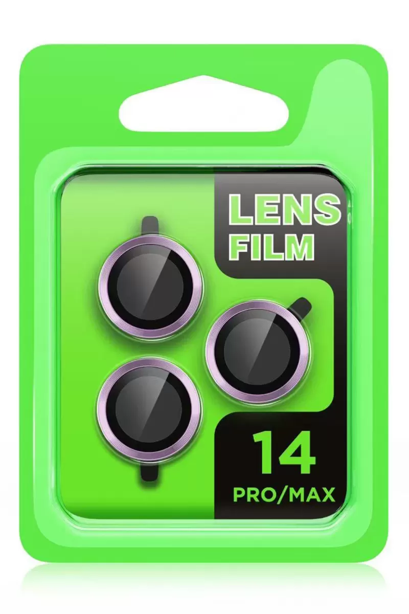 Newface Apple iPhone 14 Pro Max Raze Metal Kamera Lens - Siyah