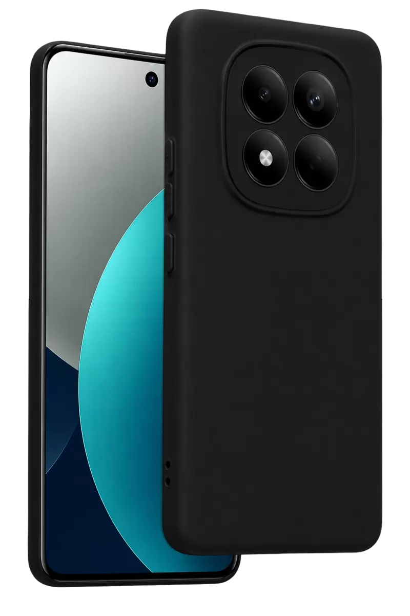 Newface Xiaomi Redmi Note 15 4G Nano içi Kadife Silikon - Siyah