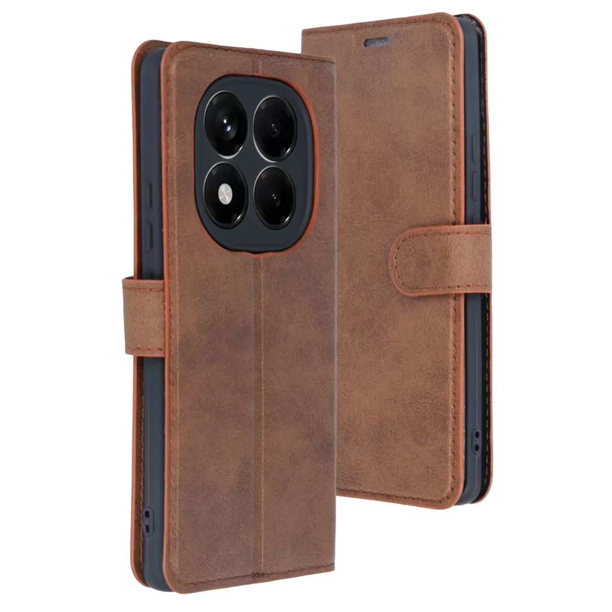 Newface Xiaomi Redmi Note 15 4G Trend S Plus Kapaklı Kılıf - Taba