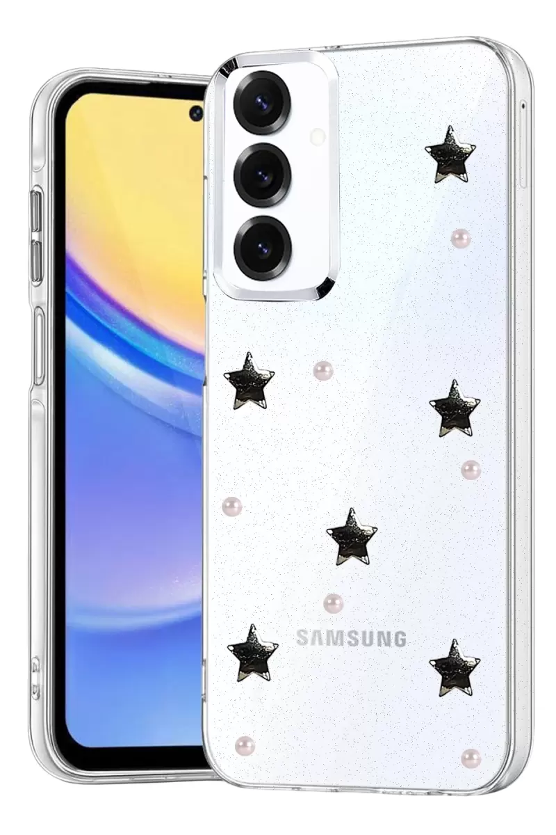 Newface Samsung Galaxy S25 FE Fiyonk Desenli Kapak - Desen 7