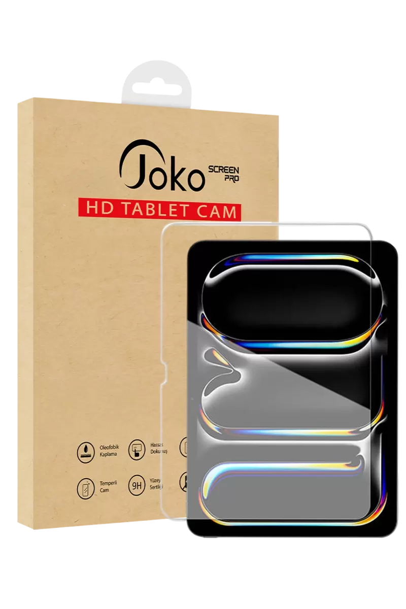 Joko Apple iPad Pro 11 (2024) HD Tablet Cam Ekran Koruyucu - Şeffaf
