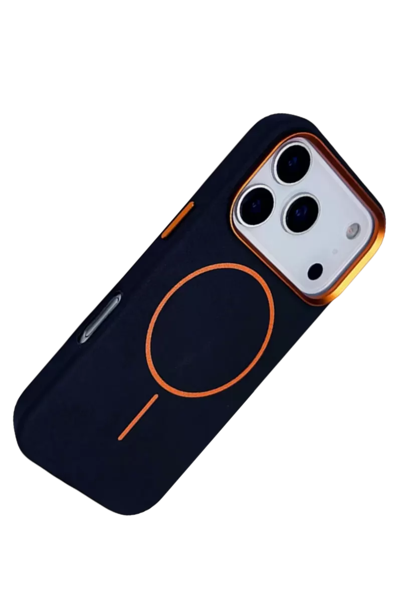 Joko Apple iPhone 17 Pro Luno Deri Magsafe Kapak - Mavi