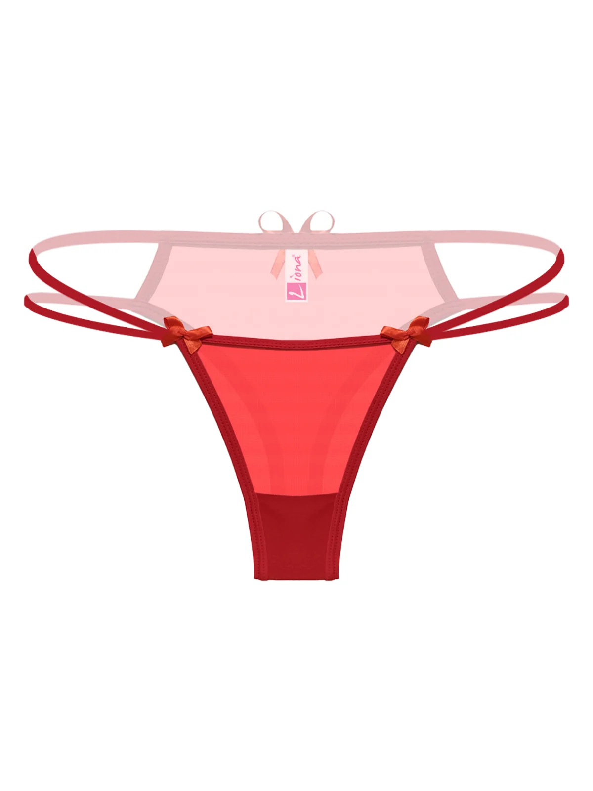 Kadın Fantezi Külot Kırmızı Renk