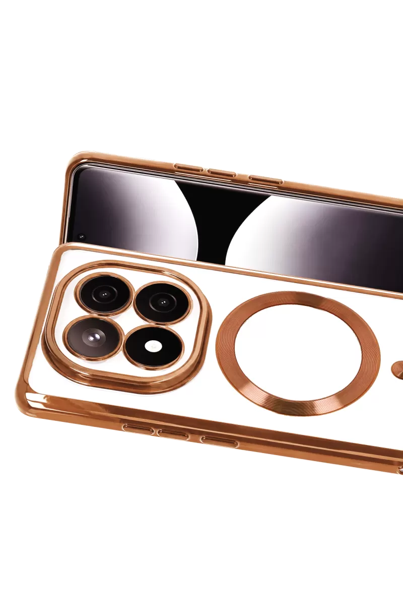 Newface Xiaomi Redmi Note 15 Pro 4G Kross Magneticsafe Kapak - Turuncu