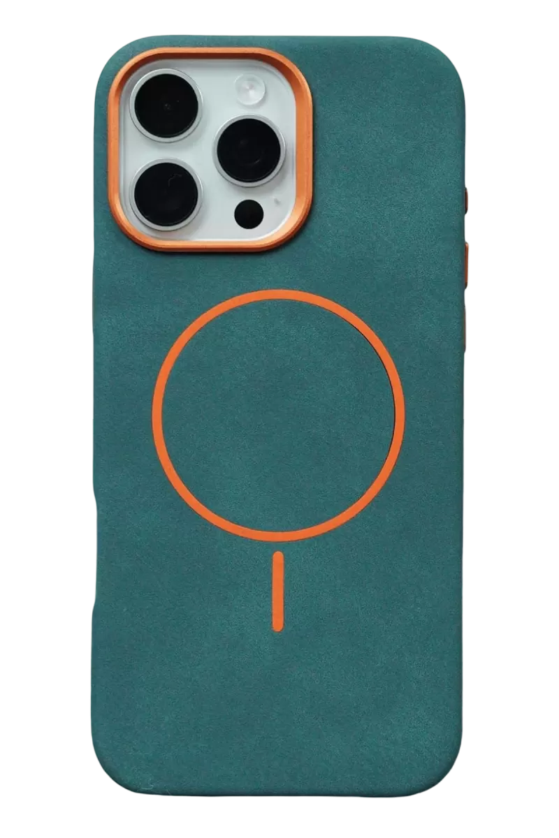 Joko Apple iPhone 16 Pro Max Luno Deri Magsafe Kapak - Yeşil