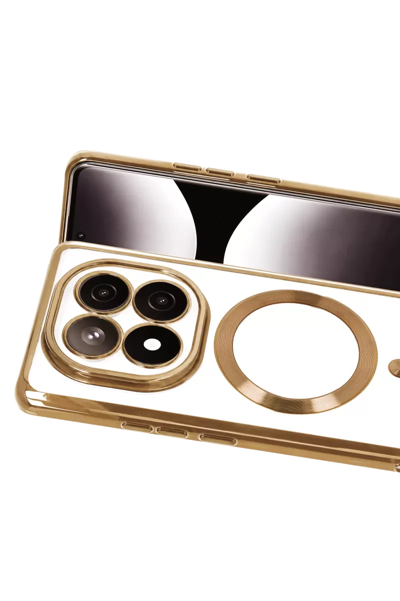 Newface Xiaomi Redmi Note 15 Pro Plus 5G Kross Magneticsafe Kapak - Gold
