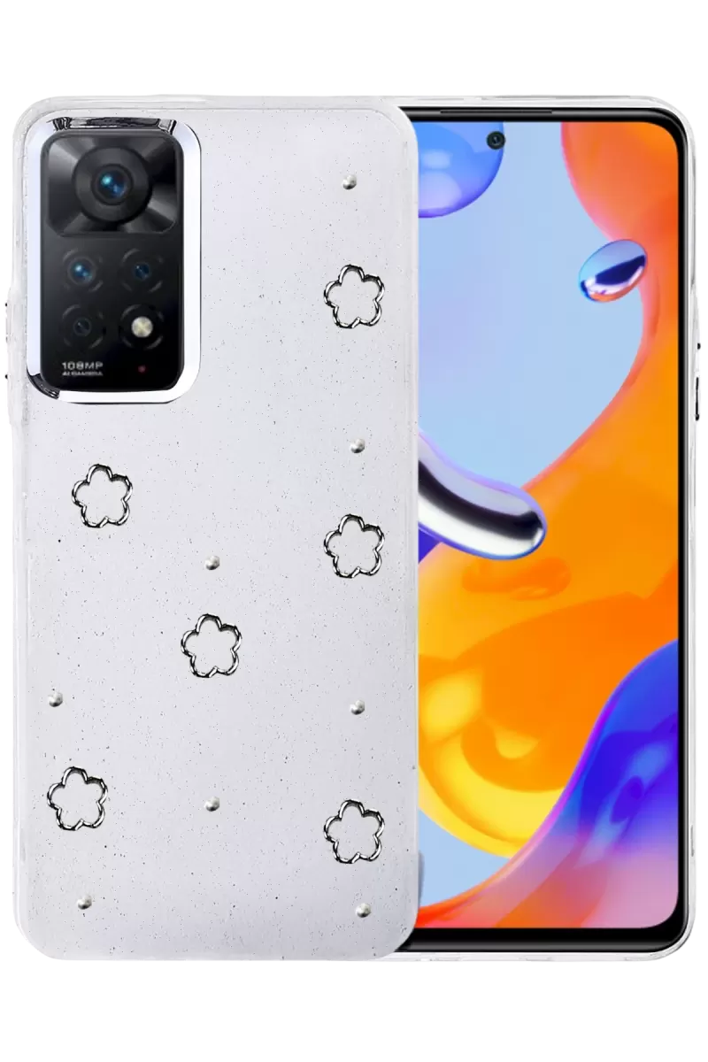 Newface Xiaomi Redmi Note 11 Pro Fiyonk Desenli Kapak - Desen 2