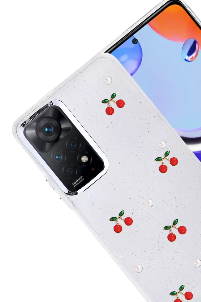 Newface Xiaomi Redmi Note 11 Pro Fiyonk Desenli Kapak - Desen 9