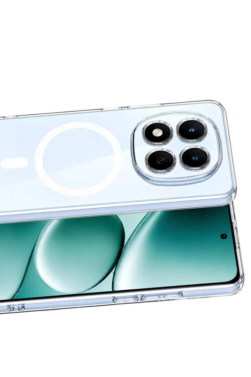 Newface Xiaomi Redmi Note 15 Pro 5G Combo Sert Şeffaf Magsafe Kapak - Şeffaf