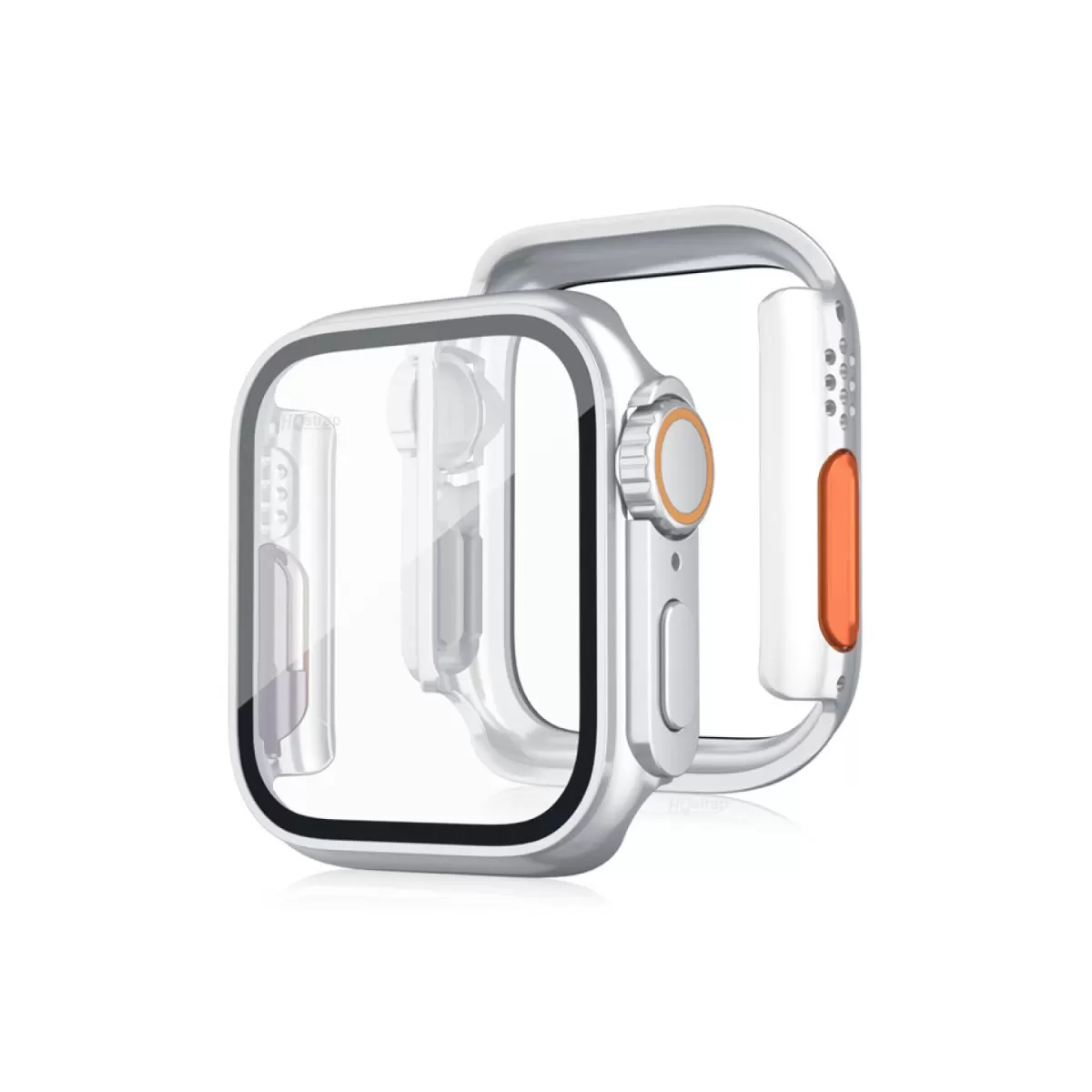 Newface Apple Watch 44mm Watch 49mm Kasa Dönüştürücü ve Ekran Koruyucu - Çöl Titanyum