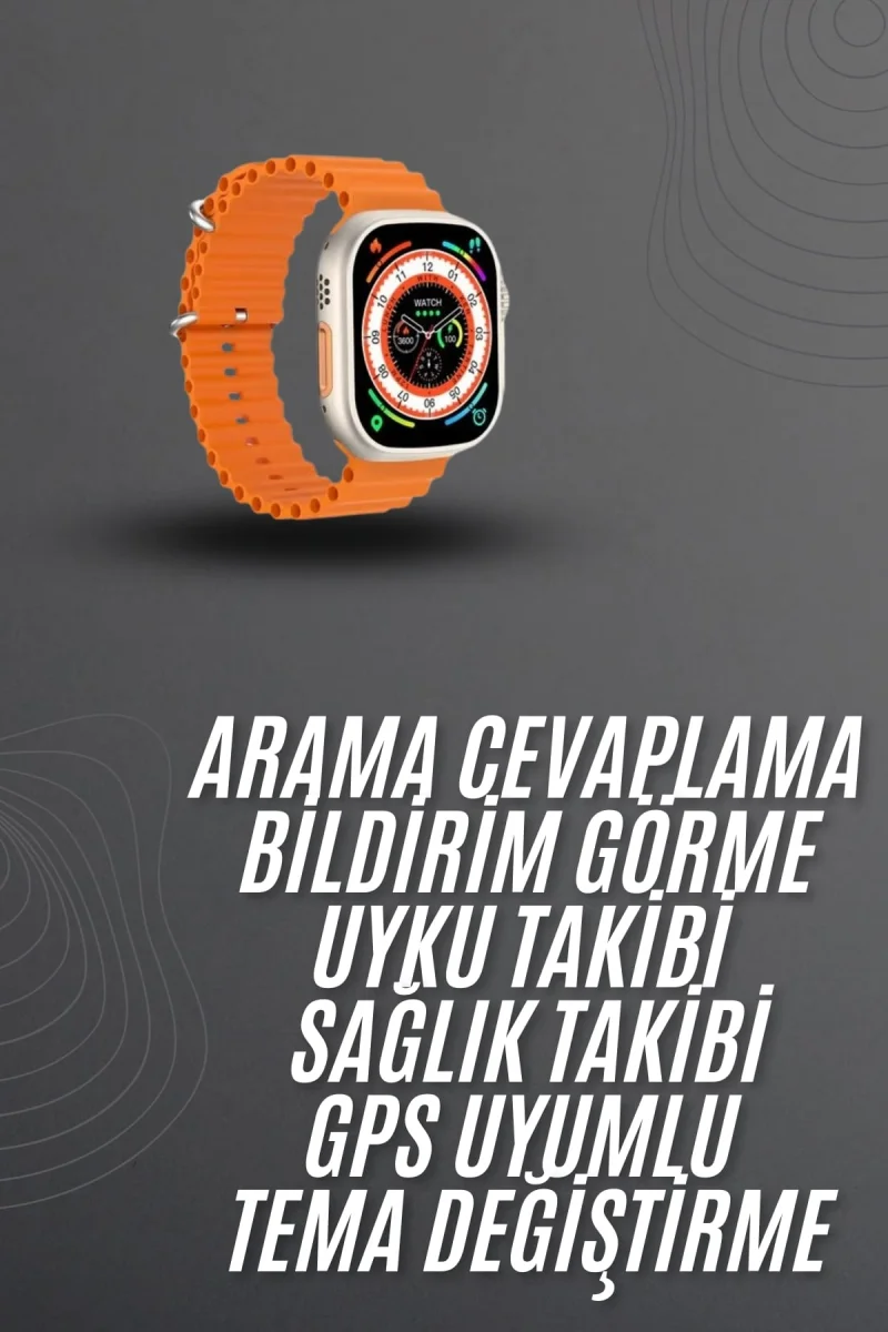Akıllı Saat Arama Cevaplayan Bildirim Görme Yeni Nesil Bluetooth Bağlantılı