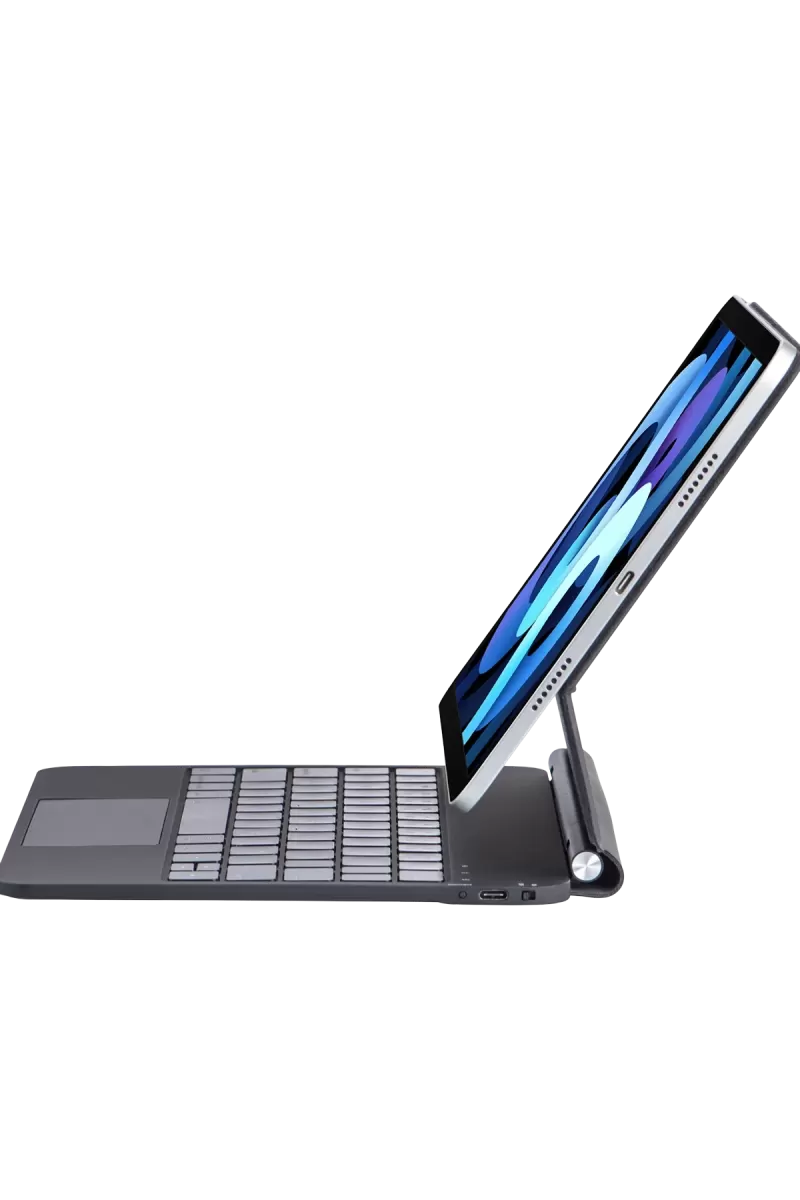 Newface Apple iPad 2022 10.9 (10.nesil) Kılıf X8 Magic Manyetik Klavyeli Tablet Kılıfı - Siyah