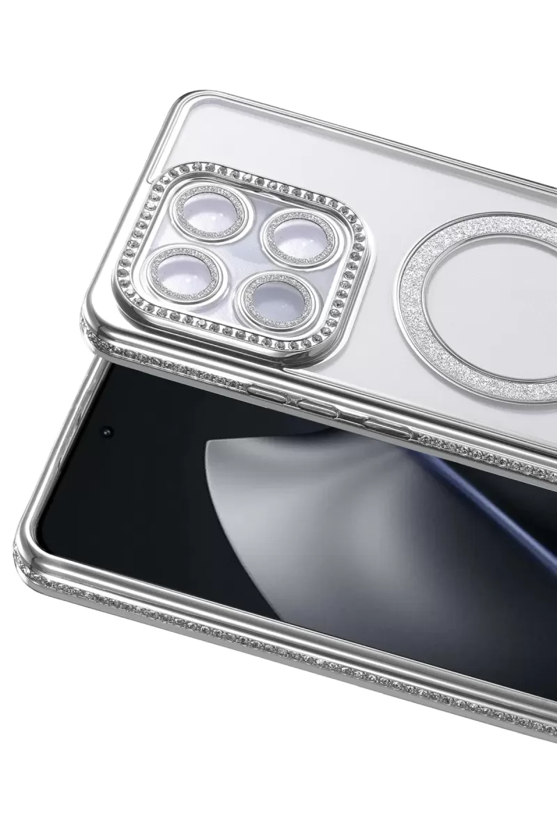 Newface Xiaomi Mi 15T Pro Joke Simli Magneticsafe Kılıf - Gümüş