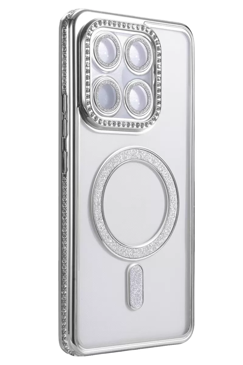 Newface Xiaomi Mi 15T Pro Joke Simli Magneticsafe Kılıf - Gümüş