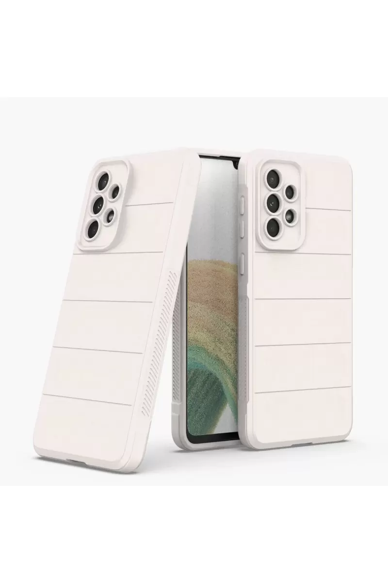 Newface Samsung Galaxy A33 5G Kılıf Optimum Silikon - Krem