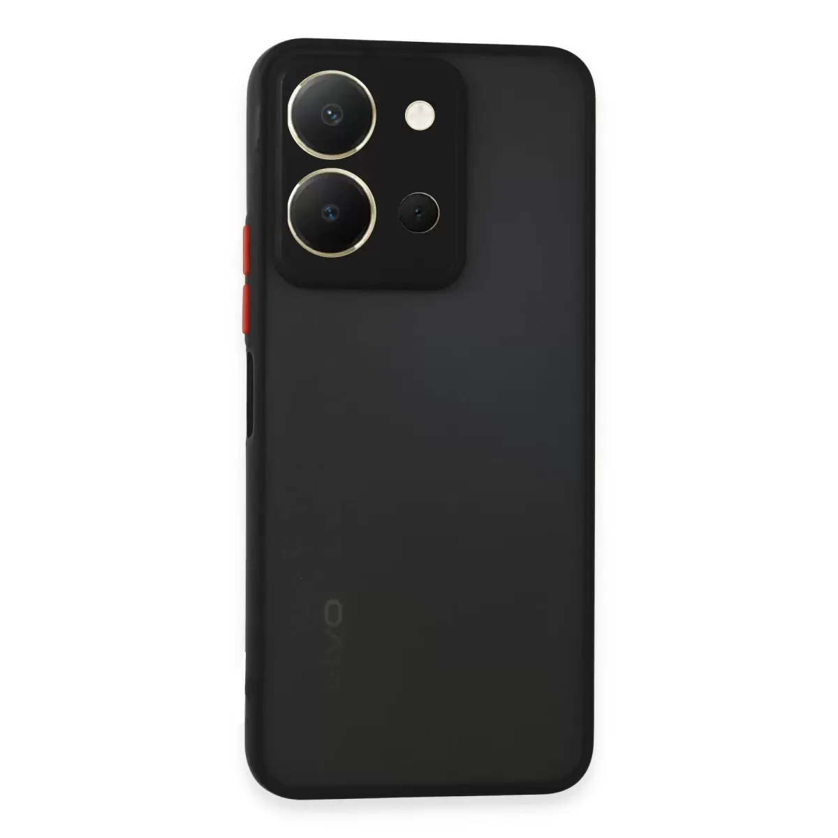 Newface Vivo Y36 Kılıf Montreal Silikon Kapak - Siyah