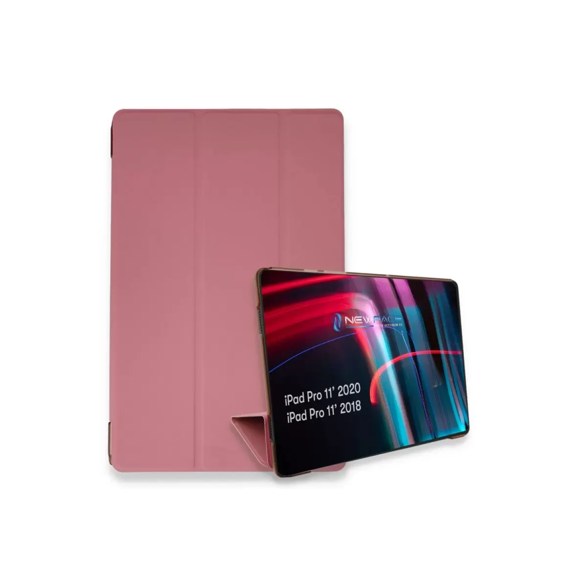 Newface Apple iPad 2022 10.9 (10.nesil) Kılıf Tablet Smart Kılıf - Pembe