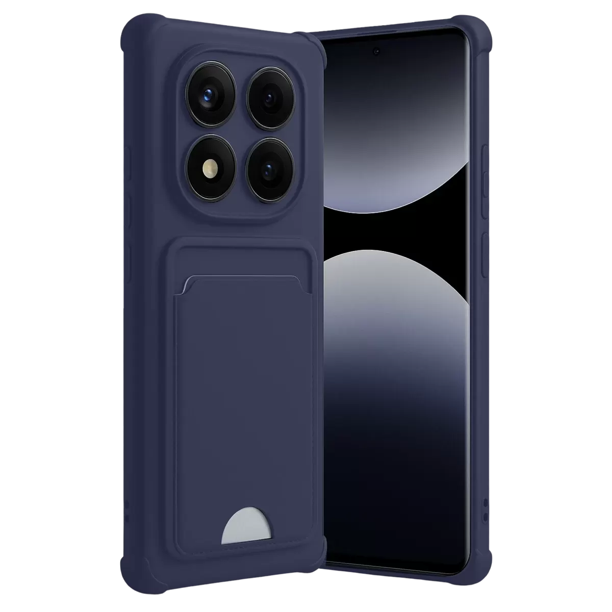 Newface Xiaomi Redmi Note 14 Pro 5G Kelvin Kartvizitli Silikon - Lacivert