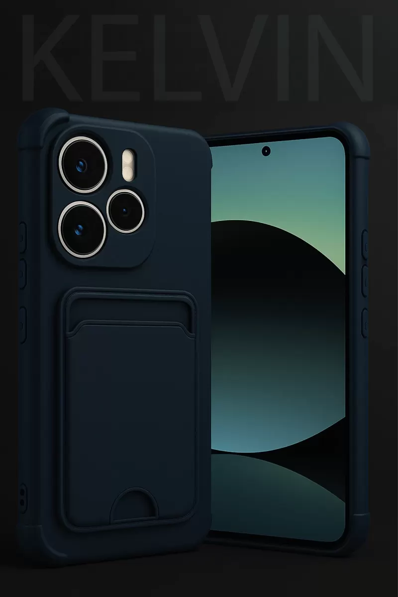 Newface Xiaomi Redmi Note 14 4G Kelvin Kartvizitli Silikon - Bordo