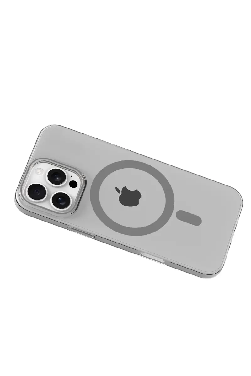 Joko Apple iPhone 16 Pro Max PC Blank Magsafe Kapak - Natural Grey