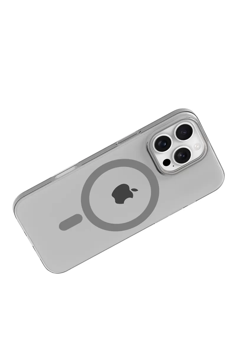 Joko Apple iPhone 16 Pro Max PC Blank Magsafe Kapak - Natural Grey