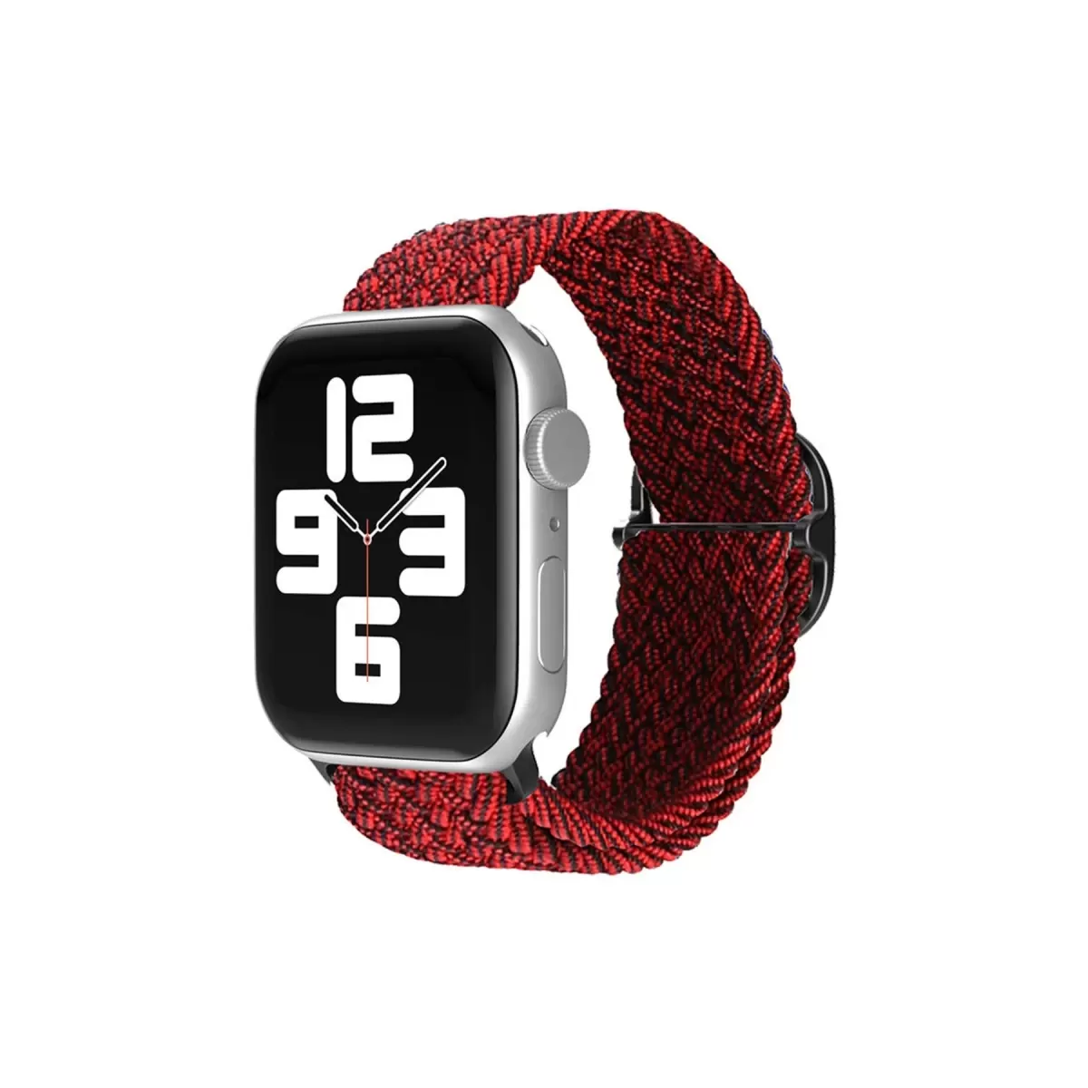 Newface Apple Watch 42mm Star Kordon - Siyah-Bordo