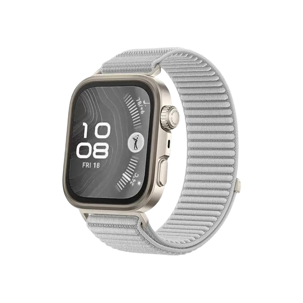 Newface Huawei Fit 4 Braid Kordon - Gri