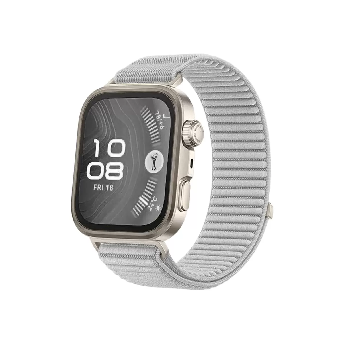 Newface Huawei Fit 4 Braid Kordon - Gri