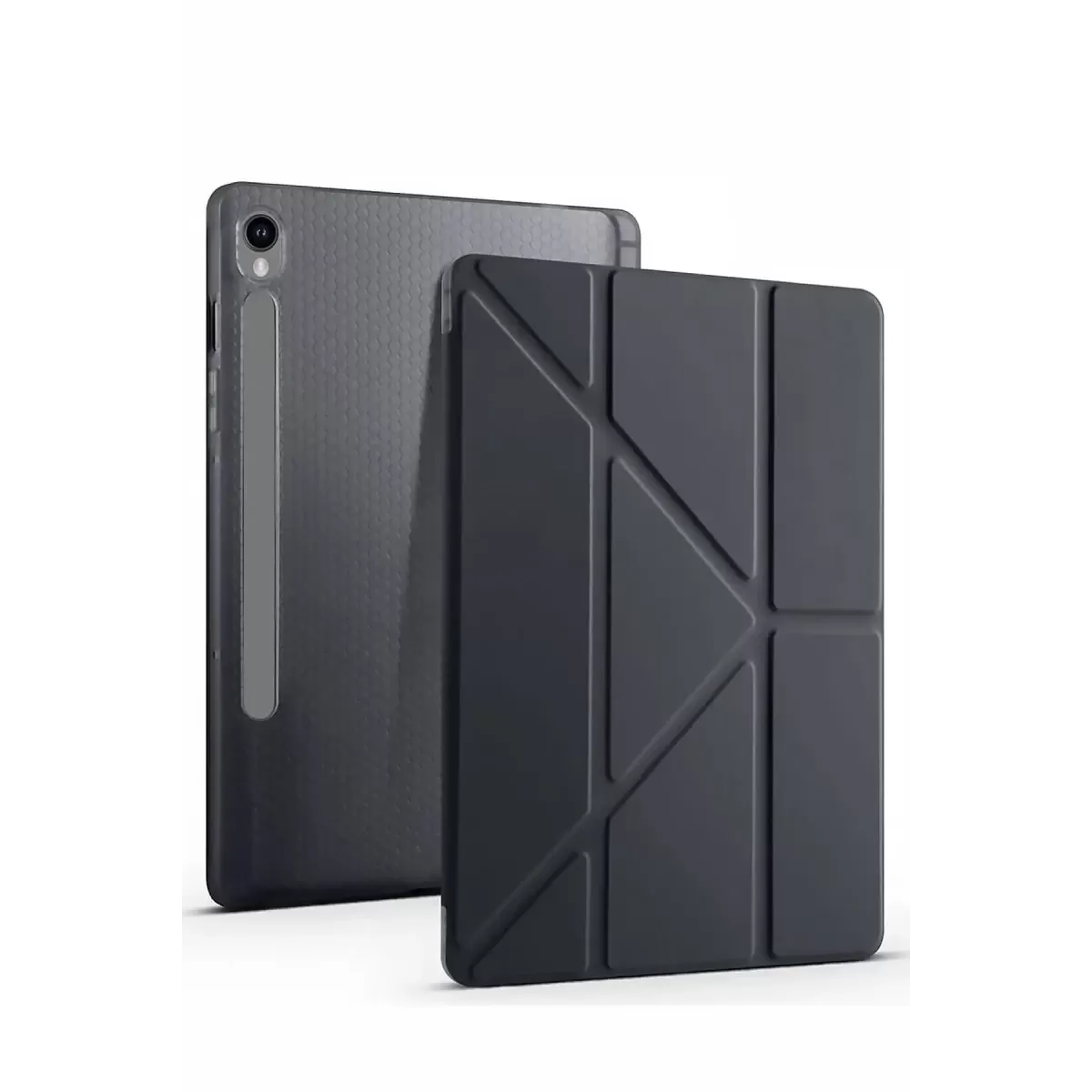 Newface Samsung Galaxy Tab S10 FE Plus 13.1 Kalemlikli Mars Tablet Kılıfı - Siyah