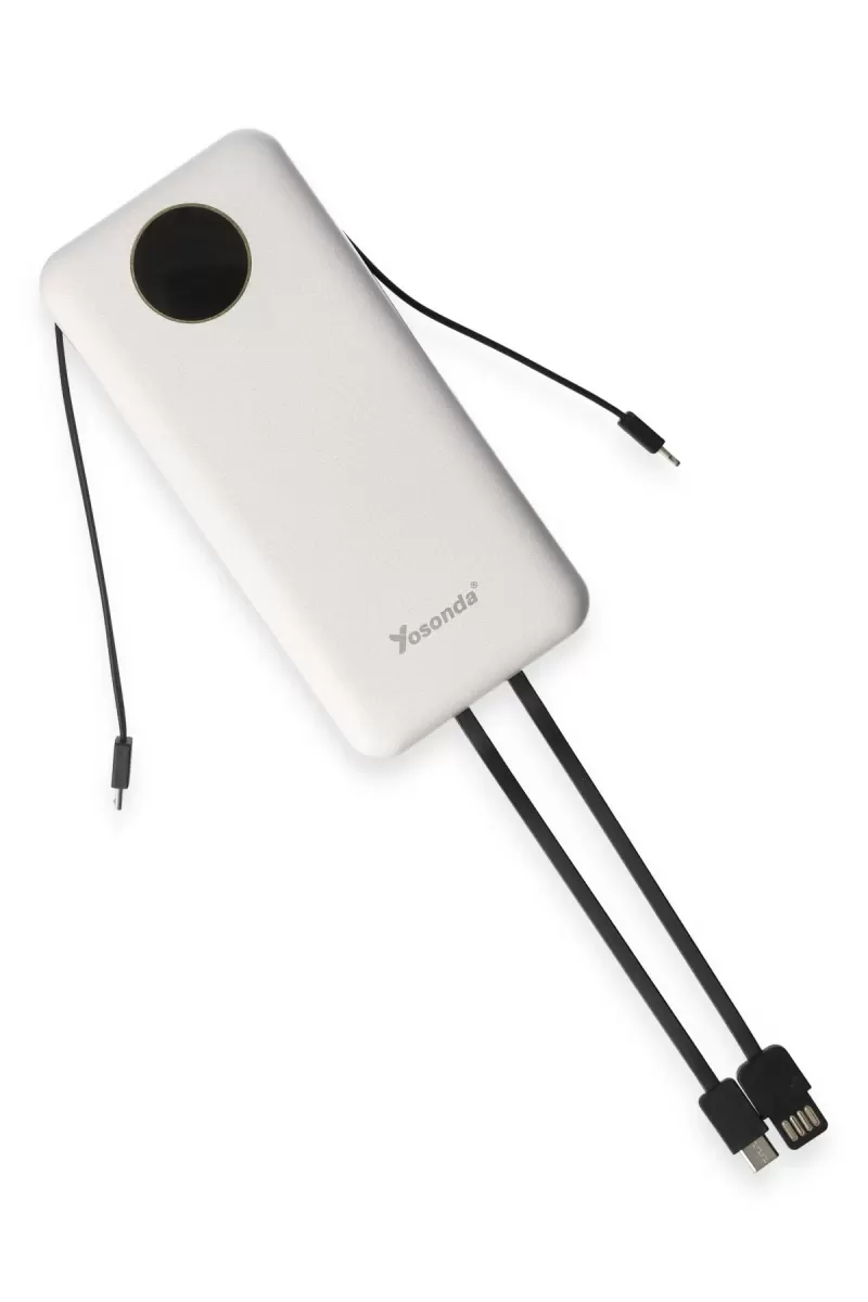 Yosonda A70 4in1 30.000 mAh Powerbank - Beyaz